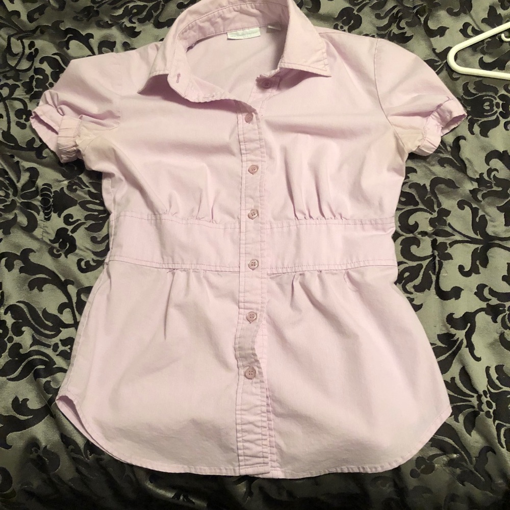 New York and company pink blouse